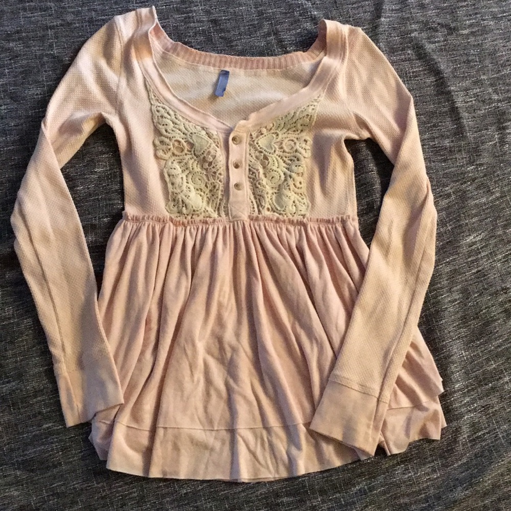 Free people baby doll shirt